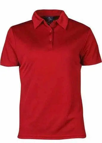Aussie Pacific Ladies Botany Polo Shirt 2307 Casual Wear Aussie Pacific Red 6